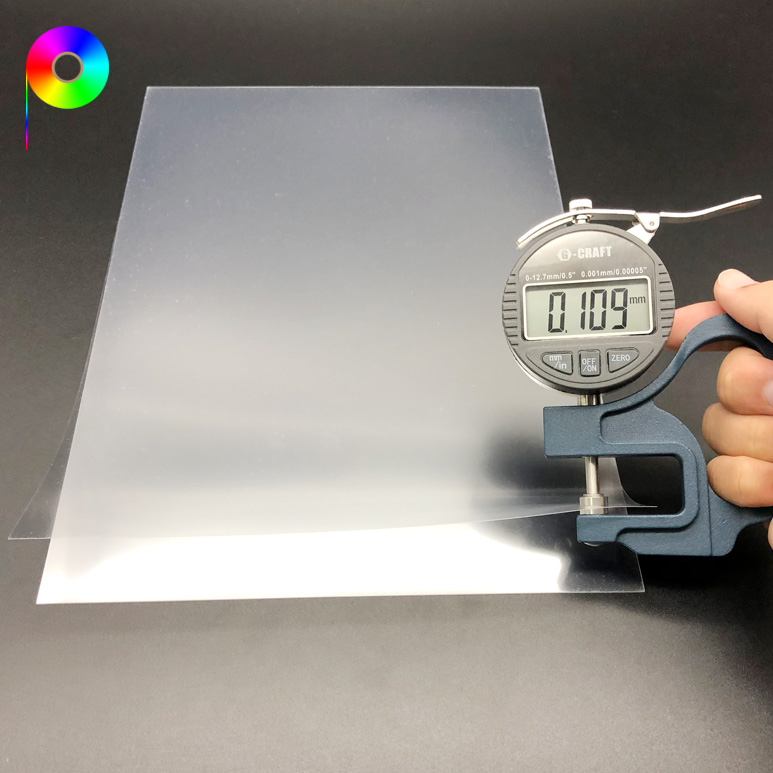 Thin Frosted PET Based Overhead Projection OHP Film 109micron A3/A4/Customized Size