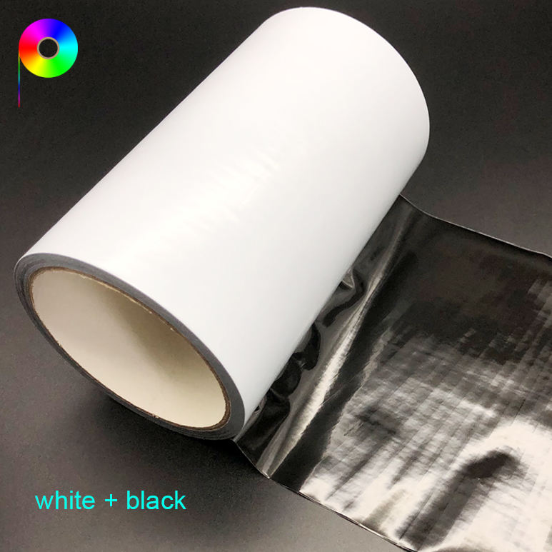 OEM Supported 90 micron 600 g/25mm PE Plastic Black and White Window Protective Film