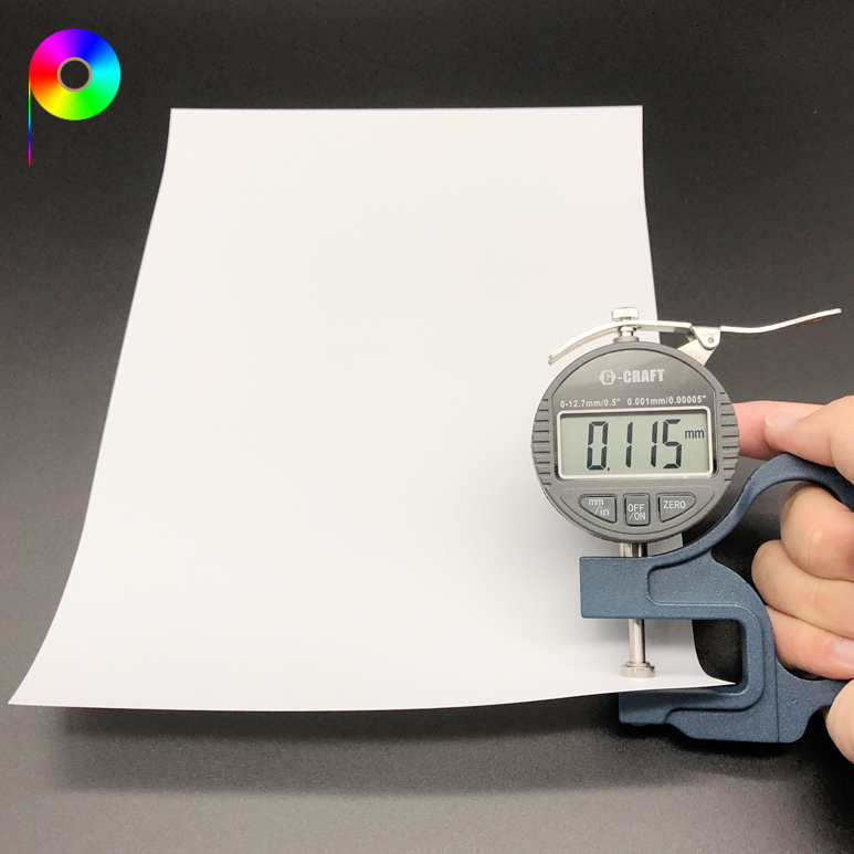 115micron backlit film for reverse printing 115micron Reverse Print Back Printing PET Backlit Film Compatible with Water Based Printer