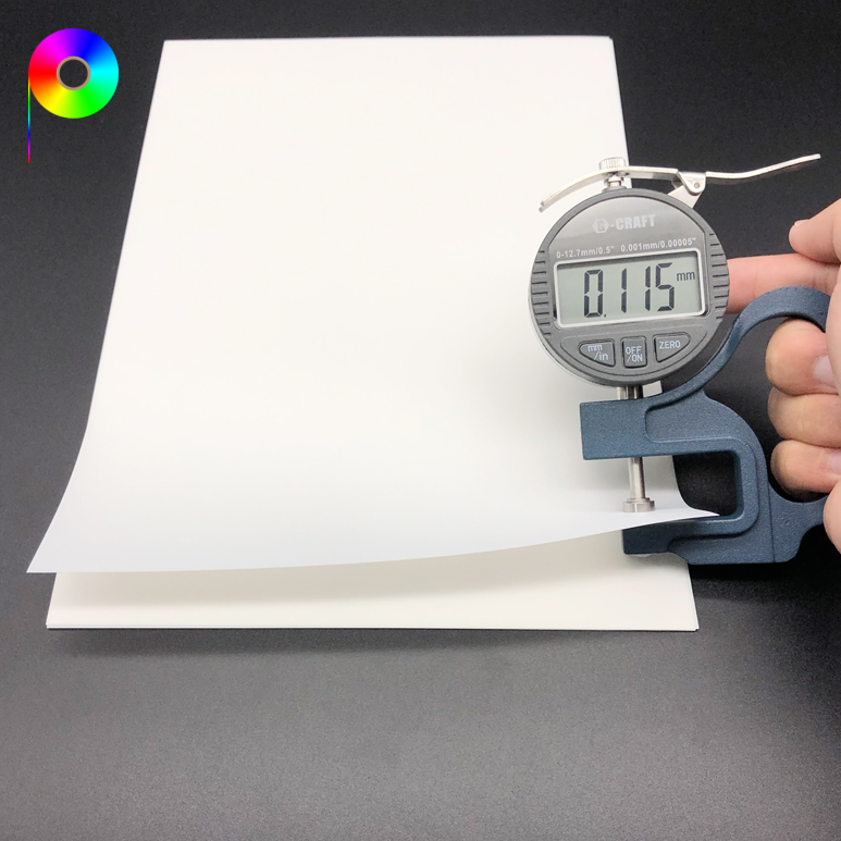 115micron backlit film for front printing 115micron 4.55mil Front Print Backlit Printing Film with Customized/Standard Roll Width