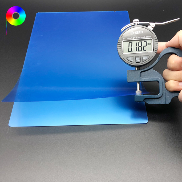 Single Side Printable A4 210mm*297mm 182micron Blue Base PET Medical Film for Laser Printer