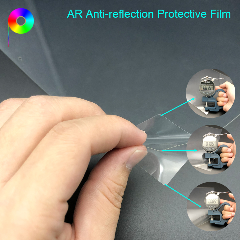 265micron Excellent Abrasion Resistance AR Anti-reflection Protective Film on PET/OCA for Screens
