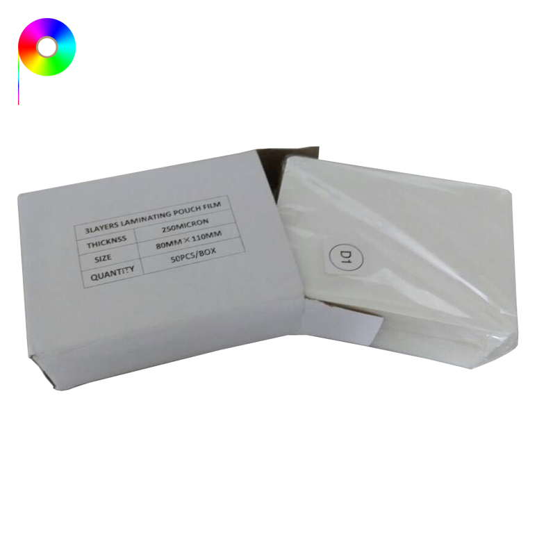 Three-layer PET Pouch Laminating Film 175micron/250micron with Various Sizes