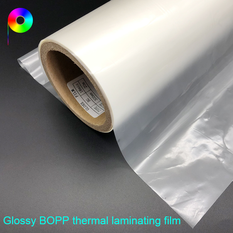 18micron 3 inch Paper Core Glossy BOPP Thermal Laminating Film for Paper Lamination