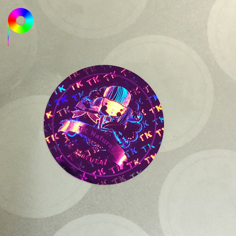 Customized Tamper-evident Sticker with Custom Hologram Effect for Anti-fake Seal Warranty