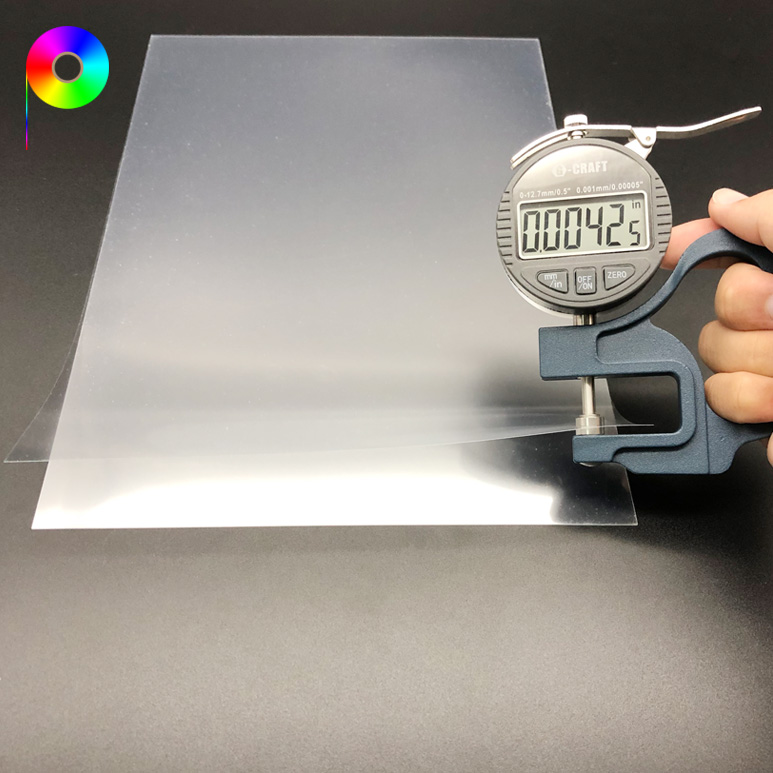 109μm A4 Size Single Side Printable Thin Frosted Transparency Film for Overhead Projector