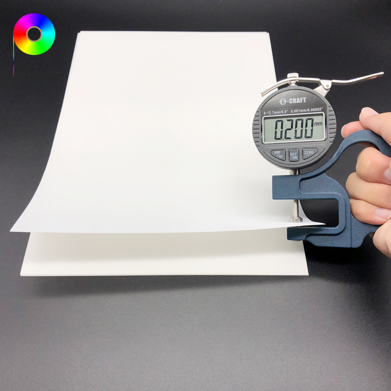 200micron backlit film for front printing 200micron Water Based Printer Applicable Front Printing Backlit Film for Pigment/Dye Ink