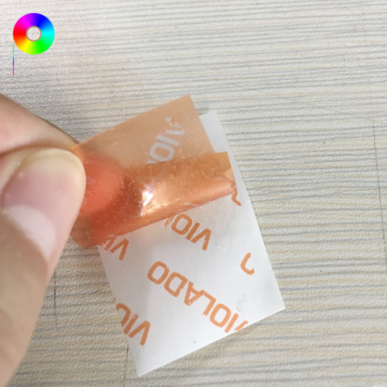 Tamper Proof PET Tamper Evident Film Material for Anti Counterfeit Security Application