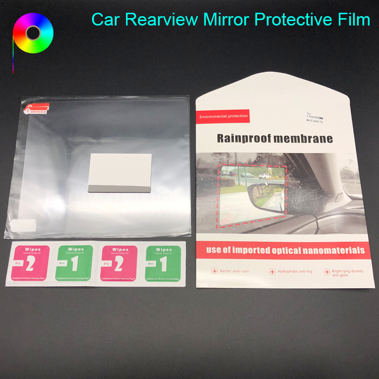 Rectangle/Oblong Shape 150mm/160mm/175mm*200mm Car Side Window Glass Rainproof Protection Film