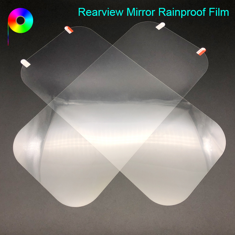 160mm*350mm Size R40mm Round Corner Anti Fog Anti Rain Rearview Mirror Rainproof Film for Truck