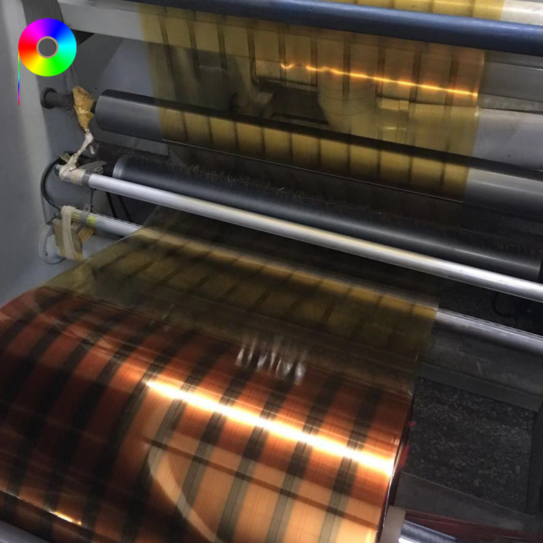 printed tamper evident film Pantone Single Color Printed Transparent Security Film for Tamper Evident Tape Making