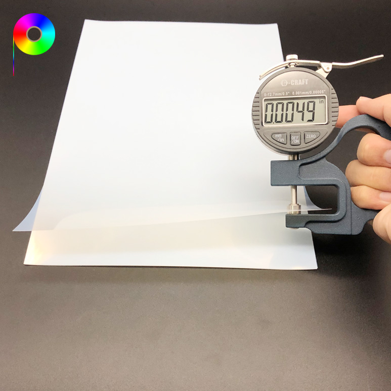 4.9mil milky white OHP film Milky White Color Waterproof Overhead Projection OHP Film 125/150/200micron