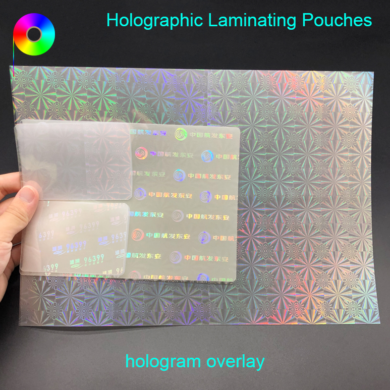 Custom Transparent Heat Laminate Holographic Overlay Film, Used to Protect  ID Cards - China Holographic Overlay, Holographic Laminate