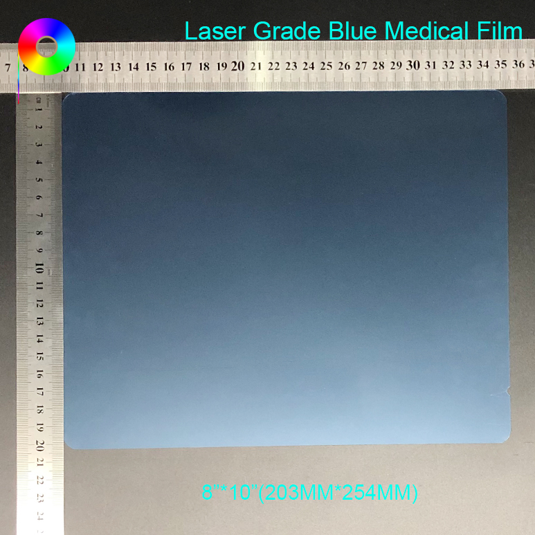 8"*10" Blue Finish Laser Printing Medical X-ray Film for Dry Digital Laser Printer China Supplier