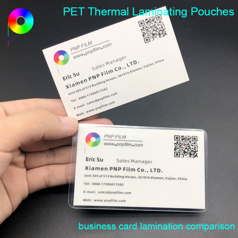 5 Mil Business Card Size 2-1/4 X 3-3/4 Glossy Thermal Laminating Pouches, Pack of 100 Sheets
