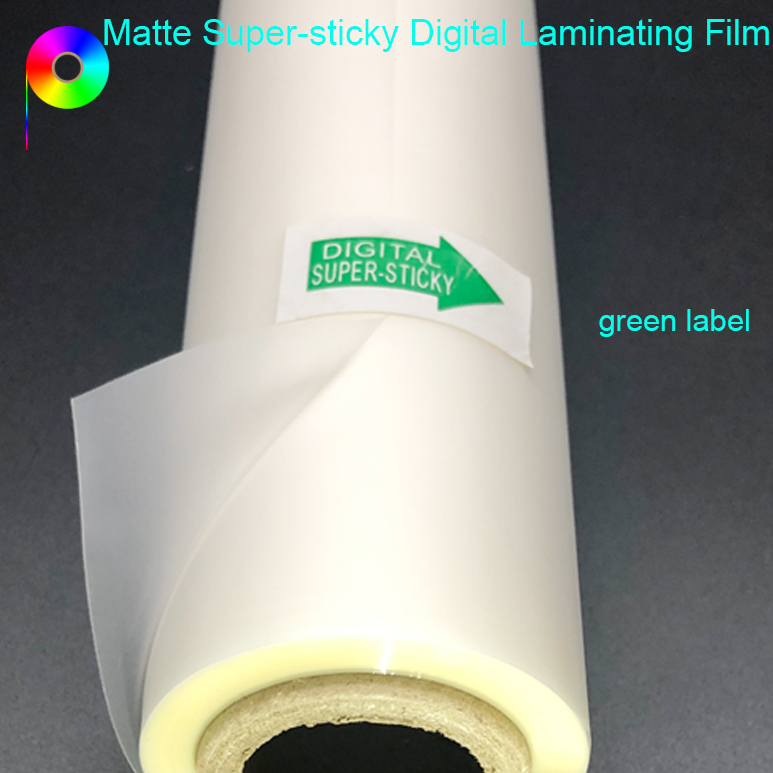 25.4mm Paper Core 25micron Matte Finish Super-sticky Digital Thermal Laminating Film Roll