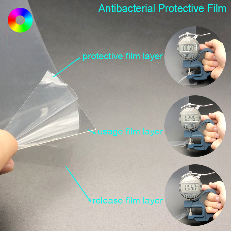 High-definition HD Permanent Antimicrobial Screen Protector for Electronic Device Display