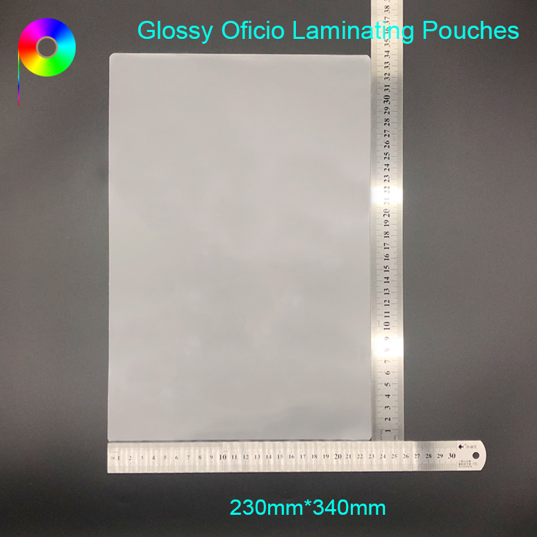 125mic 230mm x 340mm Oficio Size Gloss Laminating Pouches / Sheets, Pack of 100 Pieces