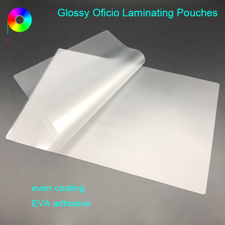 125mic 230mm x 340mm Oficio Size Gloss Laminating Pouches / Sheets, Pack of 100 Pieces