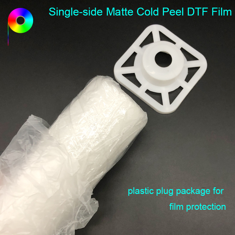 Single Side Matte Cold Peeling DTF Film Roll for DTF Printer