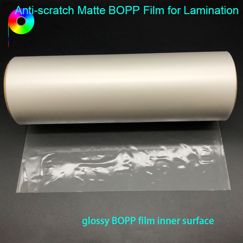 18micron Scratch Resistant Matte BOPP Film for Paper Prints Lamination