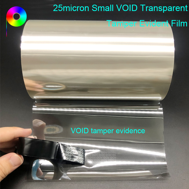 25micron Small VOID Transparent PET Film for Hologram Embossing