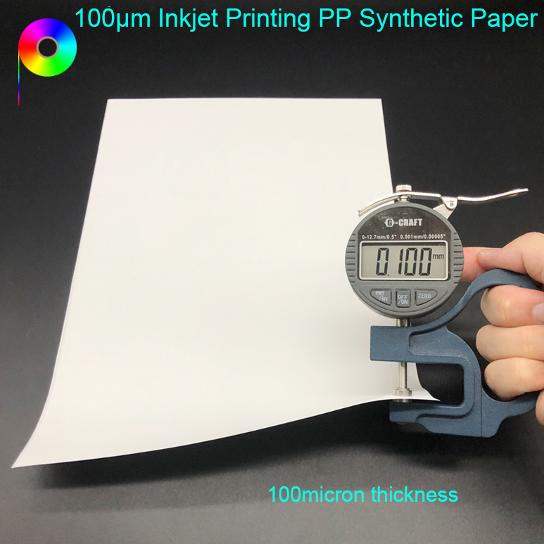100micron Single-Side Coated PP Synthetic Paper for Inkjet Printing