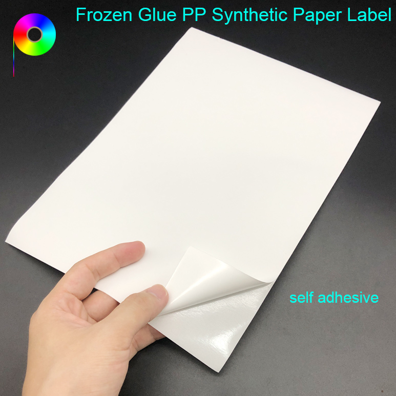 Frozen Glue Matte 100micron PP Synthetic Paper Label for Inkjet Printer