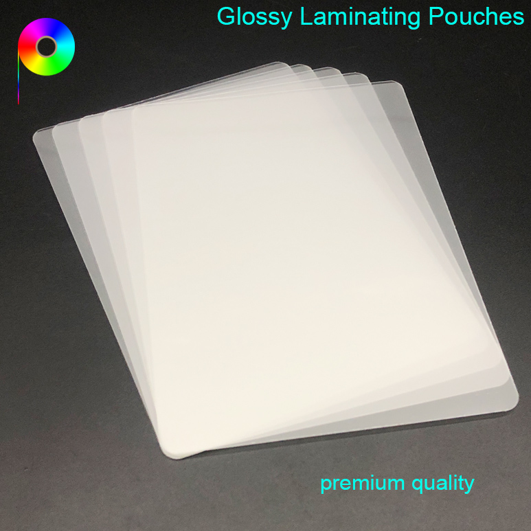 215micron 106mm*148mm Custom Size Transparent Glossy Lamination Pouches
