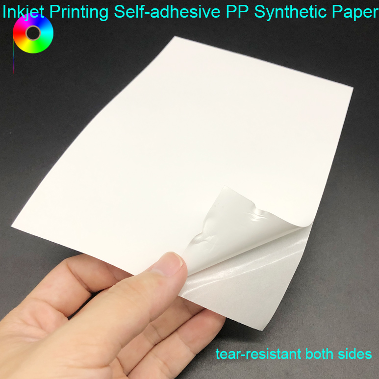 110micron Inkjet Printing Self-Adhesive PP Synthetic Paper Matte Finish