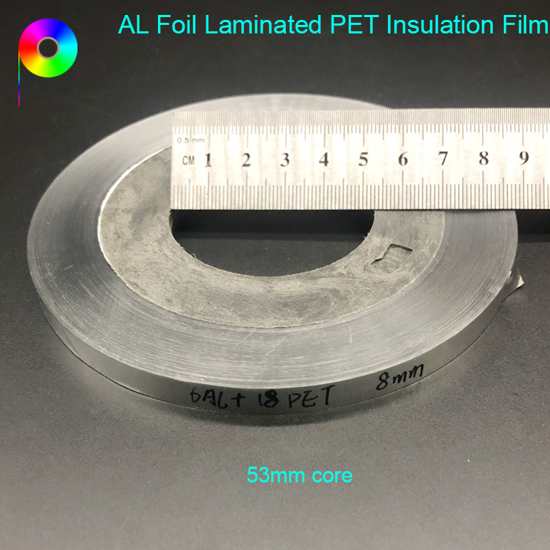 6AL+18PET Aluminum Foil Mylar Insulation Film for Communication Cable