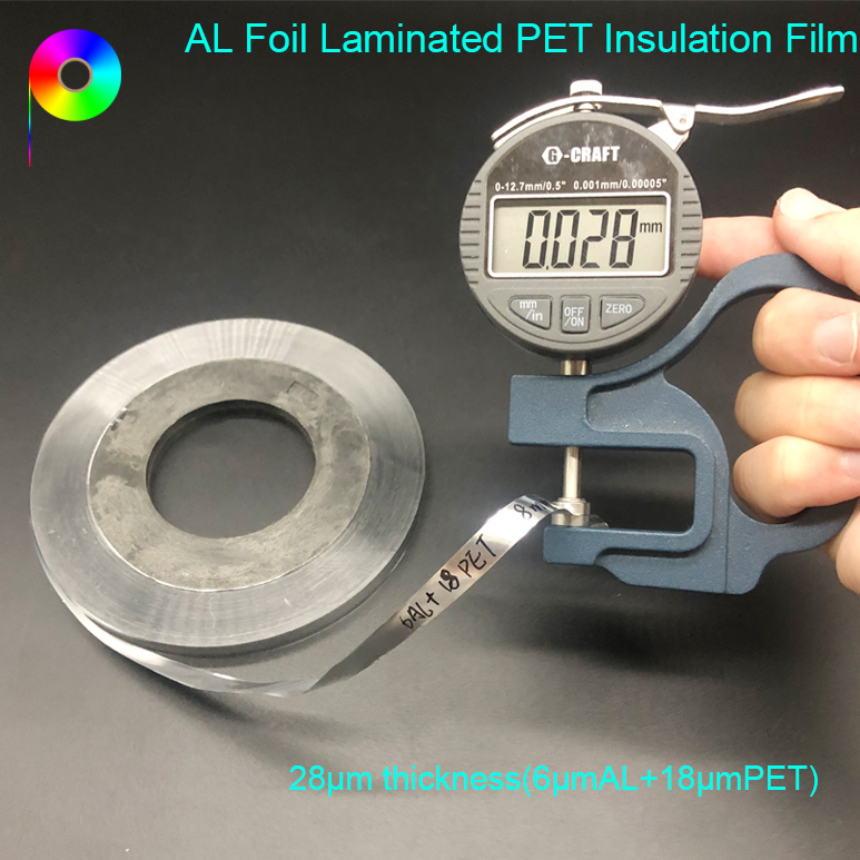 6AL+18PET Aluminum Foil Mylar Insulation Film for Communication Cable