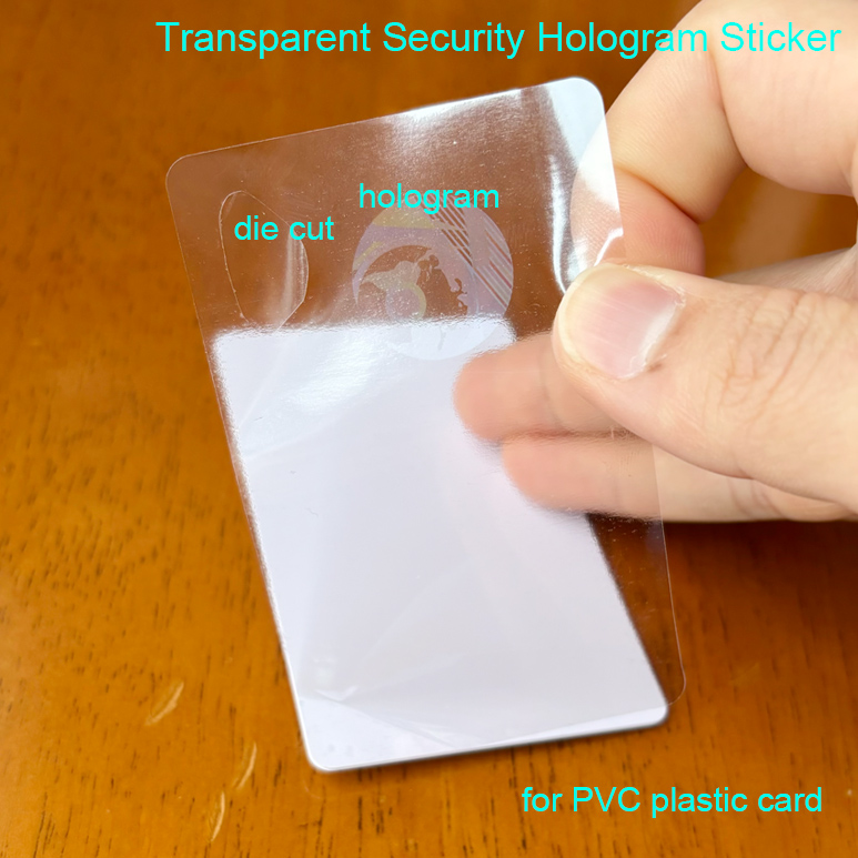 A permanent transparent hologram sticker project for a partner in Spain