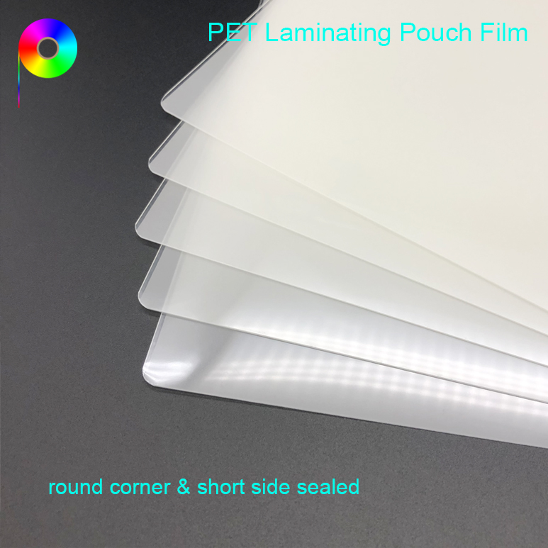 225 micron A4 Size Glossy Finish PET Lamination Pouches for Menu / Certificate Lamination