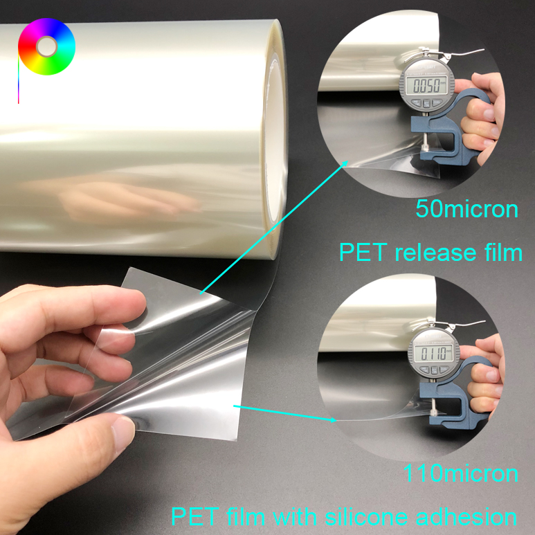 160micron Silicone Adhesive PET Protective Film with PET Liner for Laser Cutting Protection