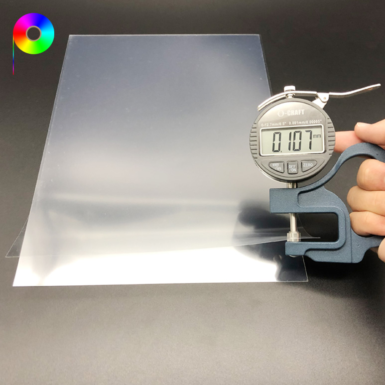 Inkjet Grade A4 Size 107micron PET Base Film Transparent OHP Film for Inkjet Printer