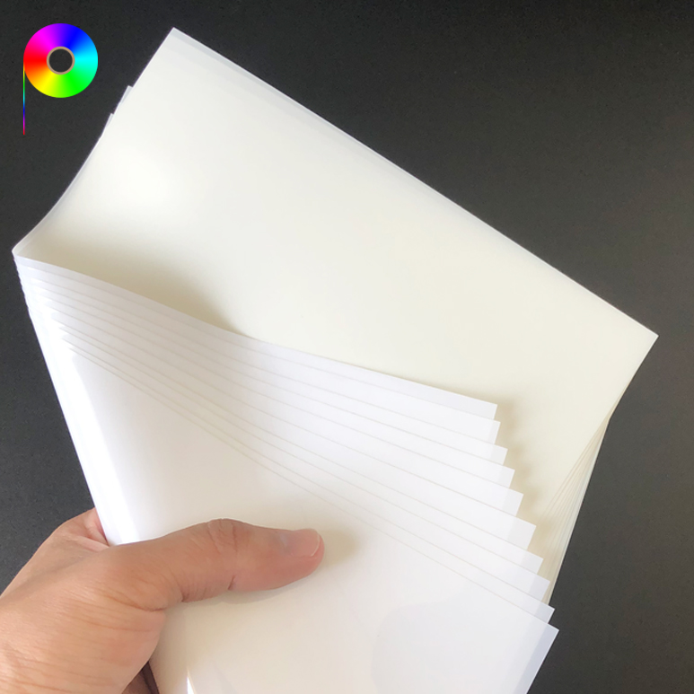 140micron 5.5mil 190GSM Reverse Printing Backlit Print Film for Water Based Die ink or Pigment Ink