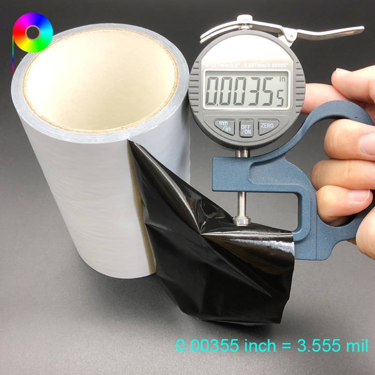 3.35 mil black and white protective film OEM Supported 90 micron 600 g/25mm PE Plastic Black and White Window Protective Film