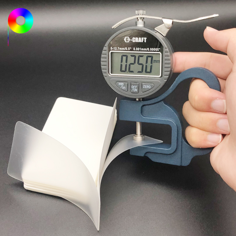 250micron three-layer laminating pouch 60mm*92mm 10mil 250micron 3 Layers PET Thermal Laminating Pouch Film for Lamination