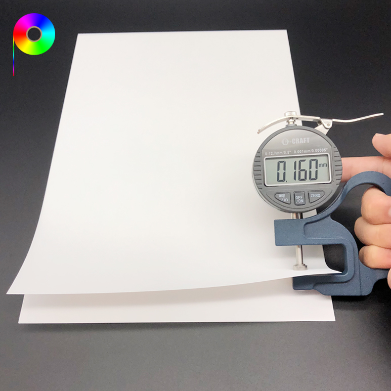 160micron procelain white medical film for laser printing Both sides Printable A4 160micron Porcelain White Color PET Medical Film for Laser Printing
