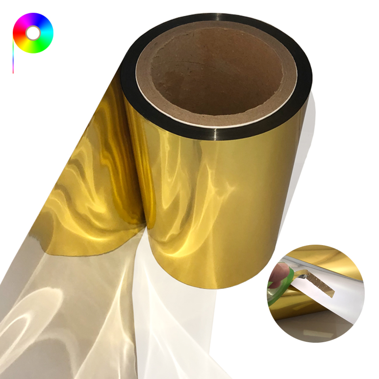 one time gold tamper evident material Total Transfer One-time Used Metalized Tamper Evident Film Gold Silver Other Colors