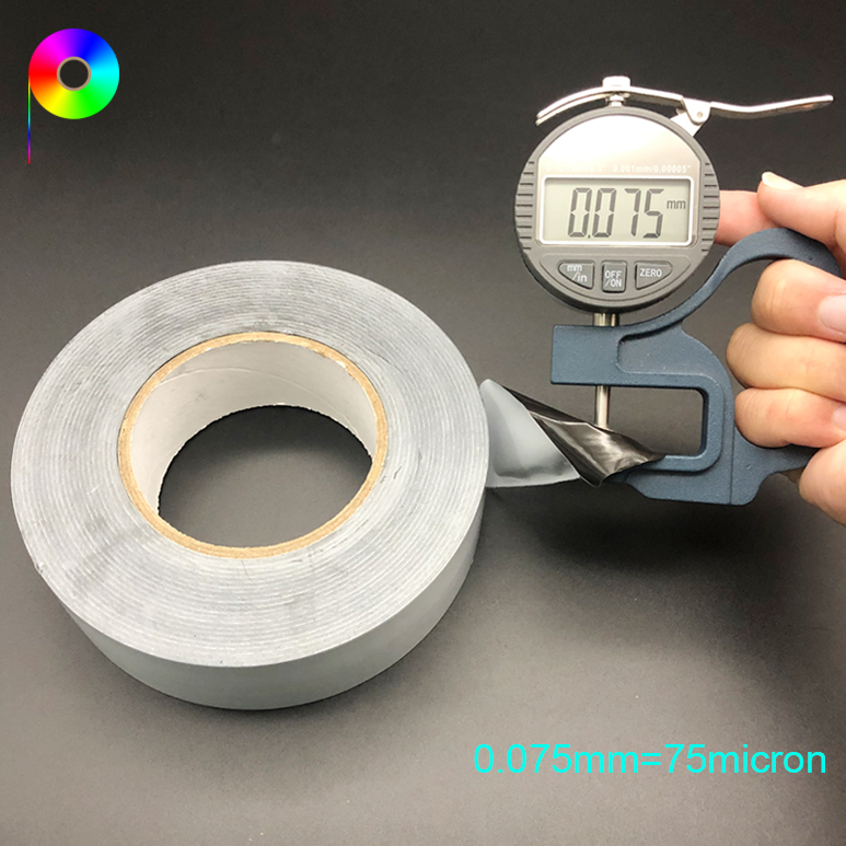 75micron black and white film 75micron 500g Adhesion High Tack Black & White PE Protective Film for Aluminum Profile