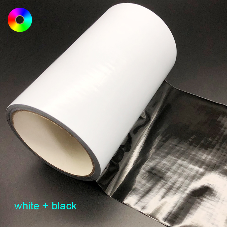 white and black protective film OEM Supported 90 micron 600 g/25mm PE Plastic Black and White Window Protective Film
