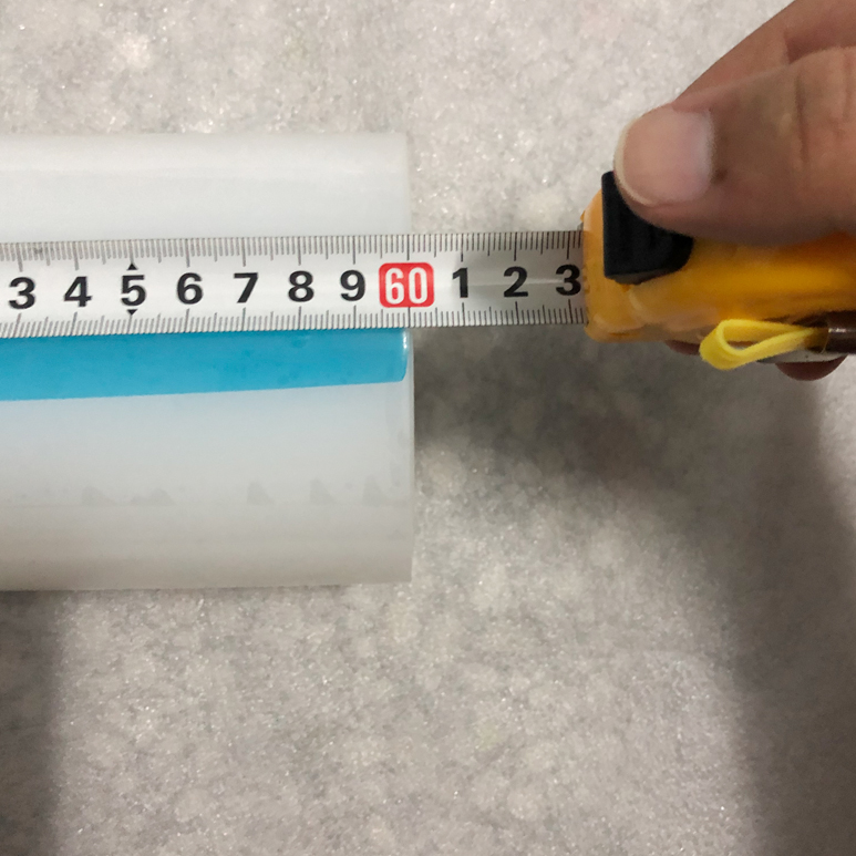 600mm width PE protective film 48 micron 1.9 mil 5~8 g/25mm PE Protective Film for High Gloss Products Protection