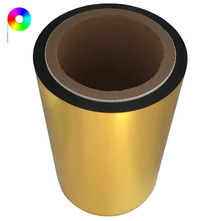 gold color tamper evident foil Total Transfer One-time Used Metalized Tamper Evident Film Gold Silver Other Colors