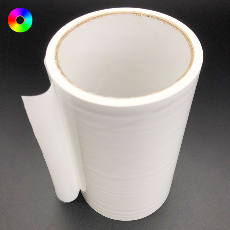 high adhesion milky white protective film 70 micron 600 g/25mm High Adhesion Printable PE Milky White Protective Film Roll