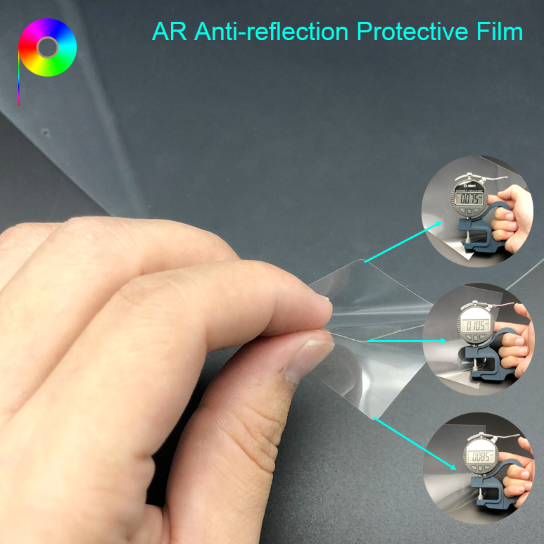AR film thickness 265micron Excellent Abrasion Resistance AR Anti-reflection Protective Film on PET/OCA for Screens