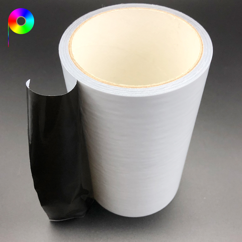black and white window protective film OEM Supported 90 micron 600 g/25mm PE Plastic Black and White Window Protective Film
