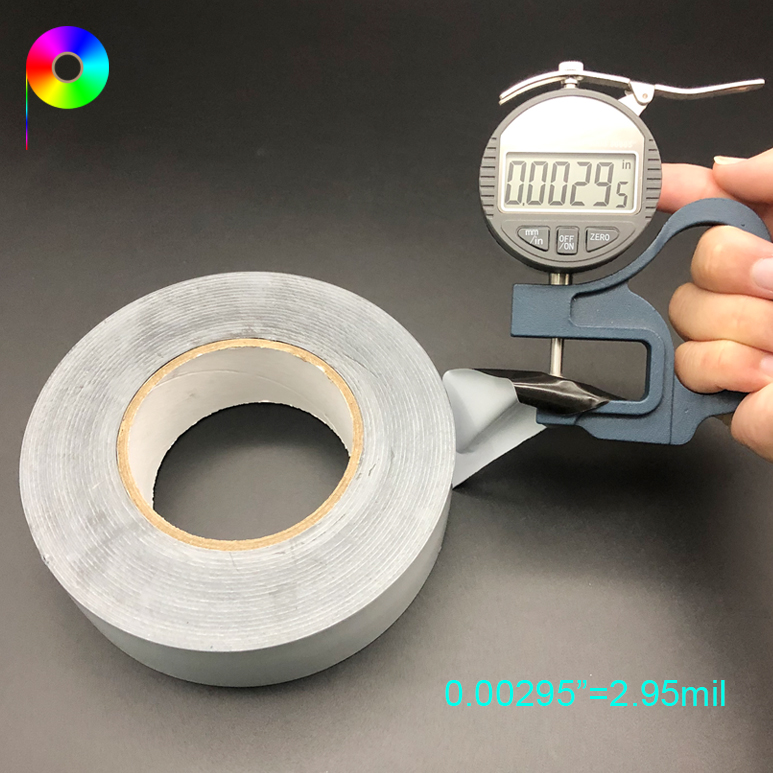 2.95mil black & white film 75micron 500g Adhesion High Tack Black & White PE Protective Film for Aluminum Profile