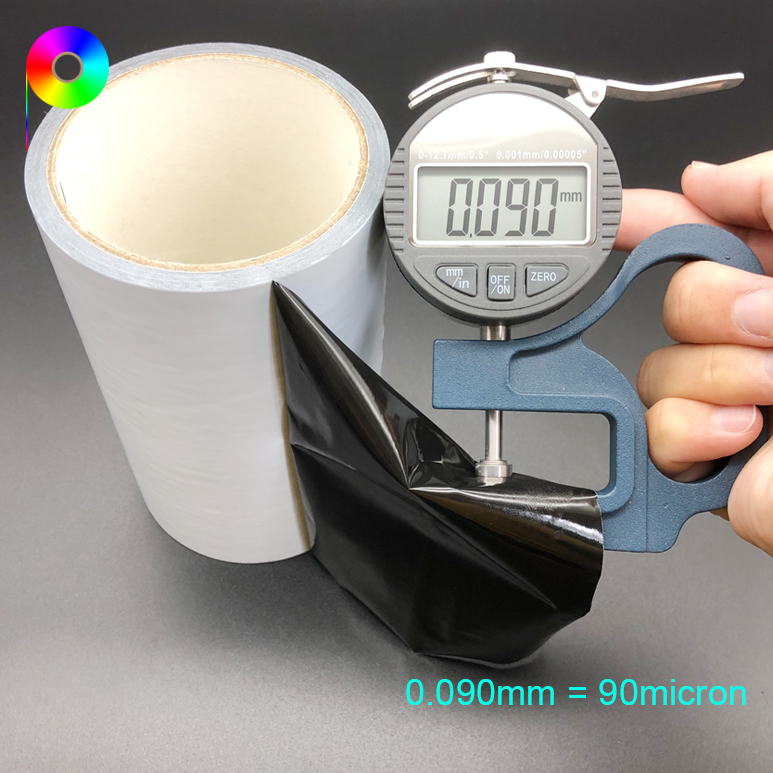 90 micron black and white protective film OEM Supported 90 micron 600 g/25mm PE Plastic Black and White Window Protective Film